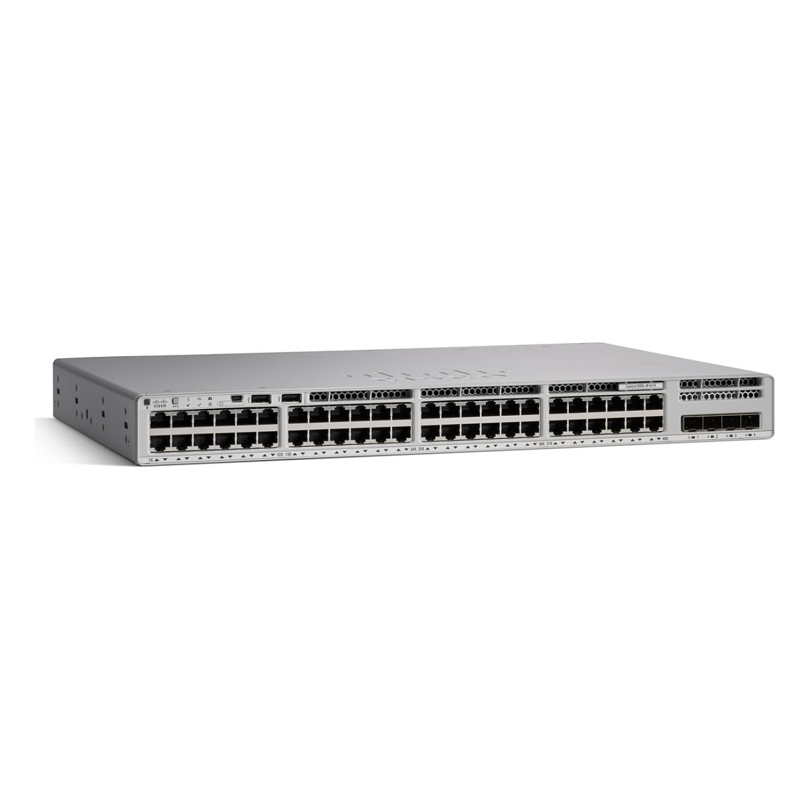 Cisco Catalyst C9200-48P-E 48-Port Gigabit PoE+ Managed Network Switch with Modular Uplinks, StackWise-160 & Network Essentials License - Figura 2