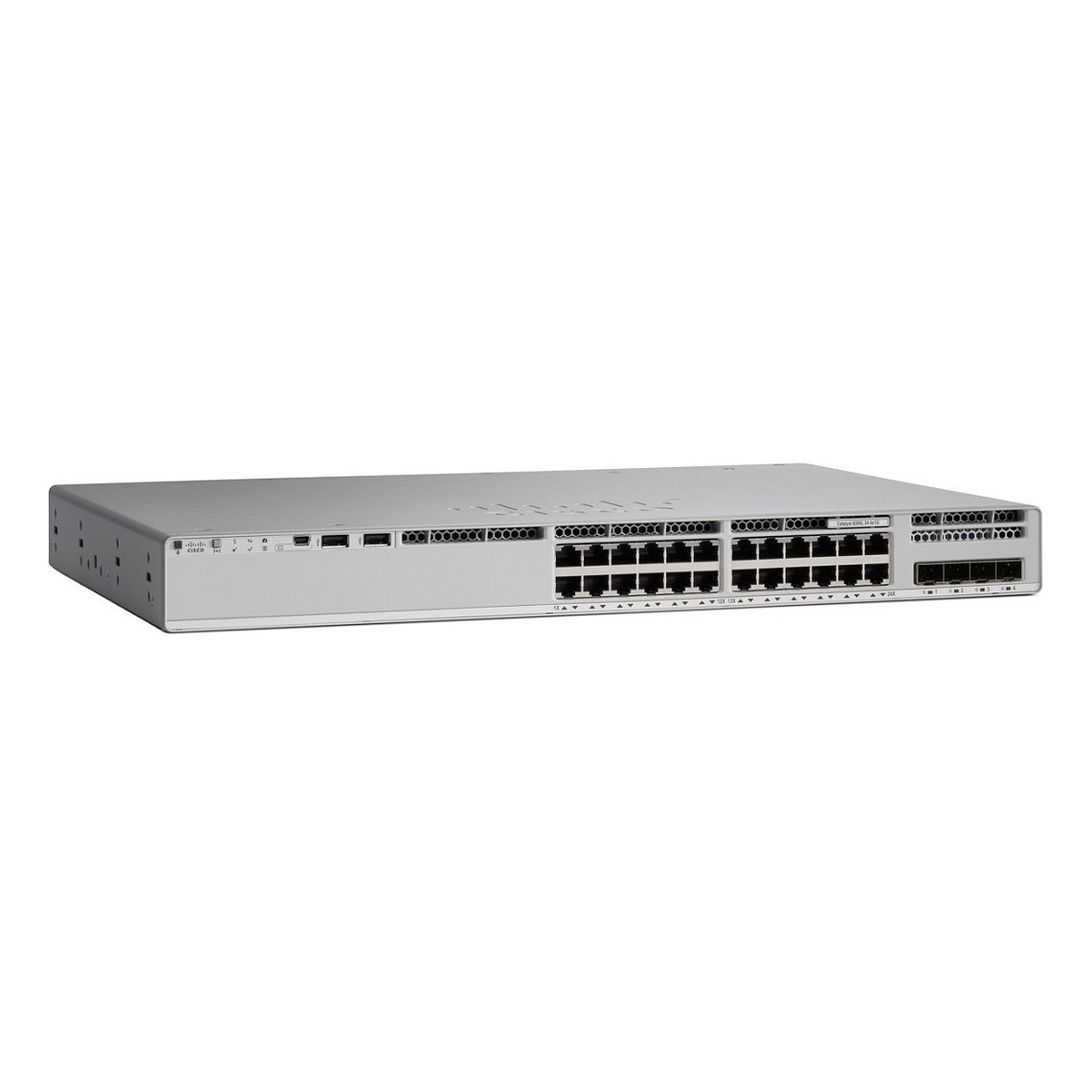 Cisco Catalyst C9200L-24P-4X-A Managed 24-Port Gigabit PoE+ Switch me 4x 10G SFP+ Uplink StackWise Enterprise 370W - Figura 3