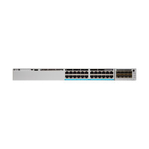 Cisco Catalyst C9300L-24P-4X-E 24-Port Gigabit PoE+ Managed Switch me 4x 10G SFP+ Uplink StackWise Enterprise Network Switch