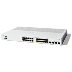 Cisco Catalyst C1200-24P-4G Smart Managed 24-Port Gigabit PoE+ Switch me 4x SFP Uplink Rackmount 195W