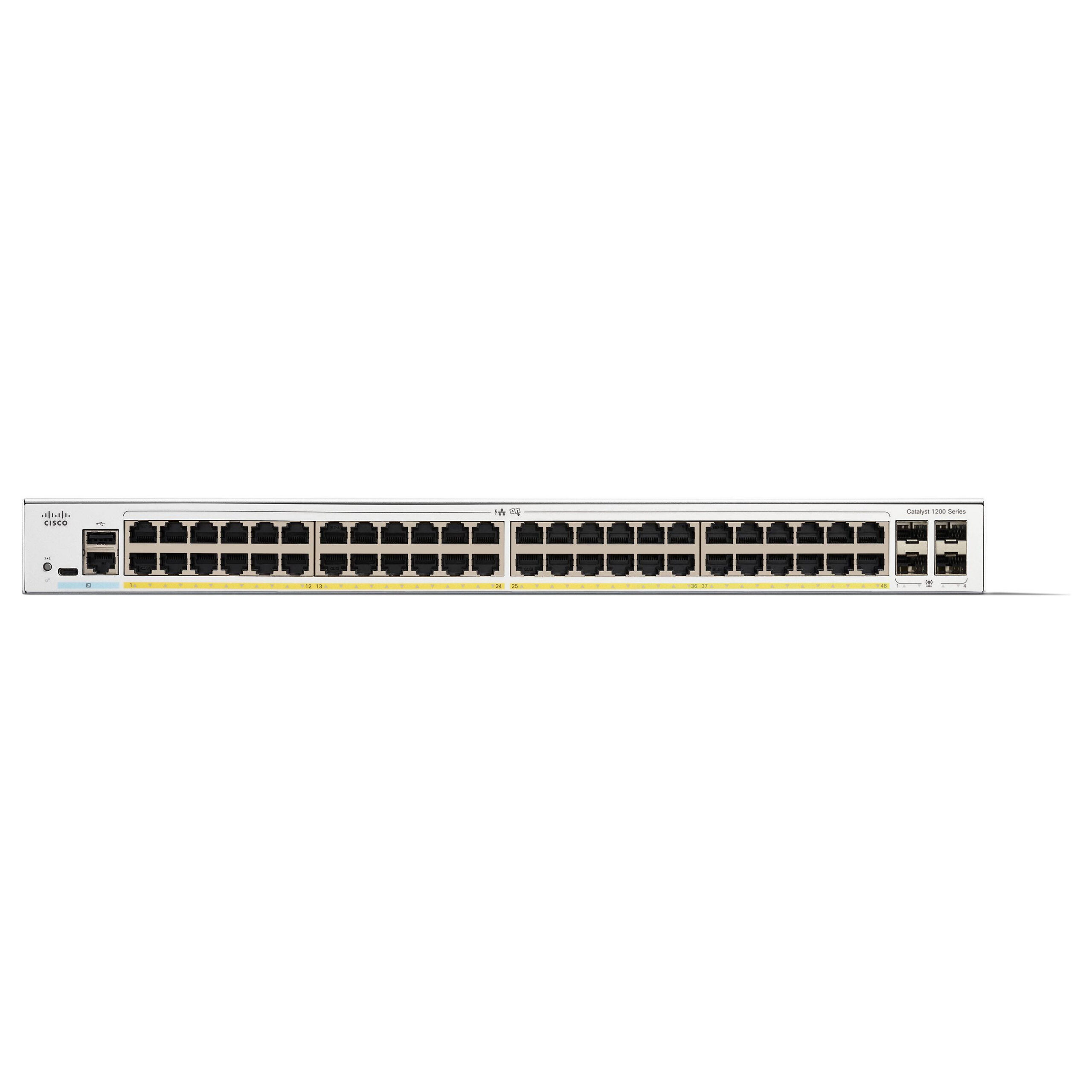Cisco Catalyst C1200-48P-4G 48-Port Gigabit PoE+ Managed Switch me 4x SFP Uplink 375W Rackmount Business Switch - Figura 2