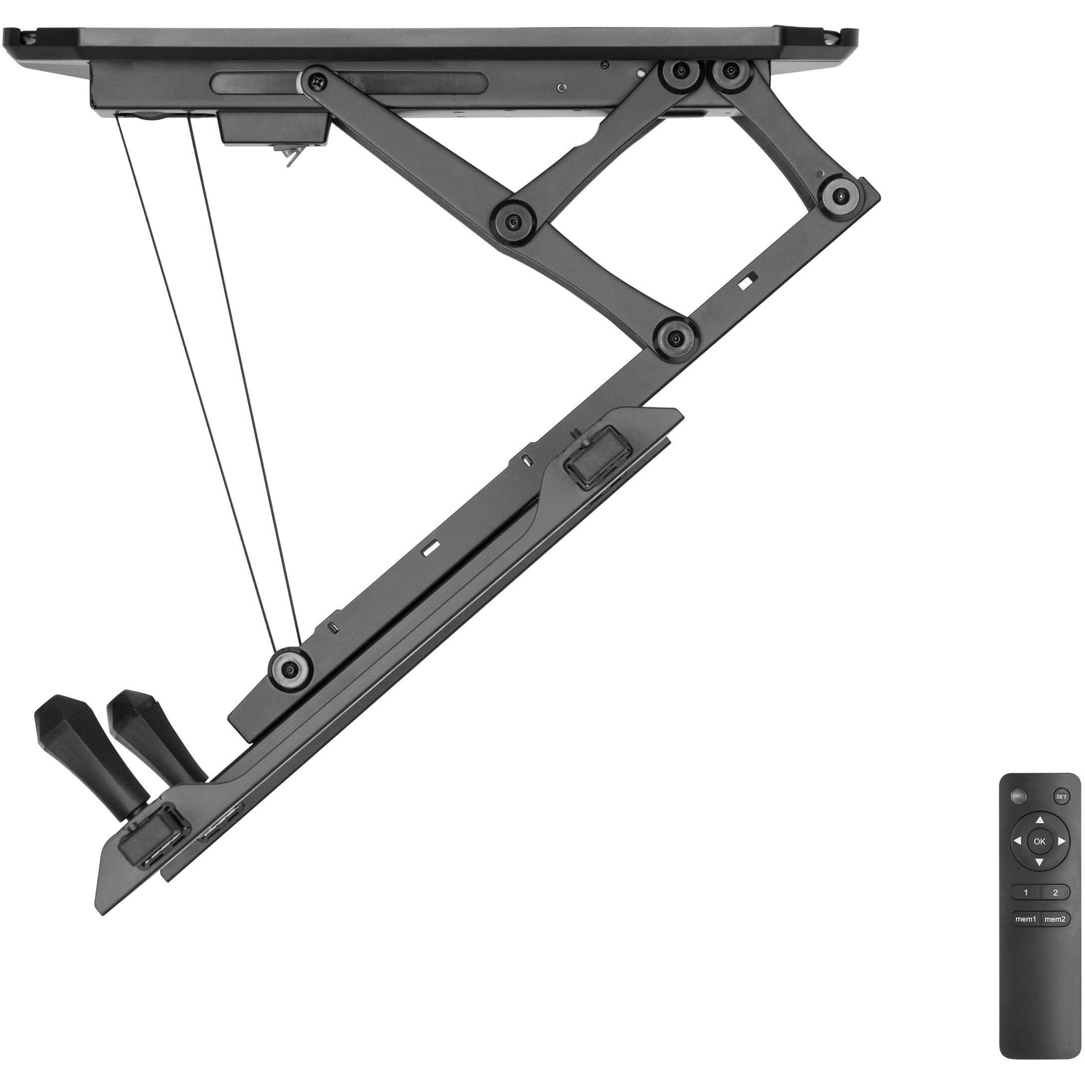 Mbajtëse për TV Equip Deckenhalterung / 32″–70″ / 1 TFT / 35 kg - Zezë - Figura 5