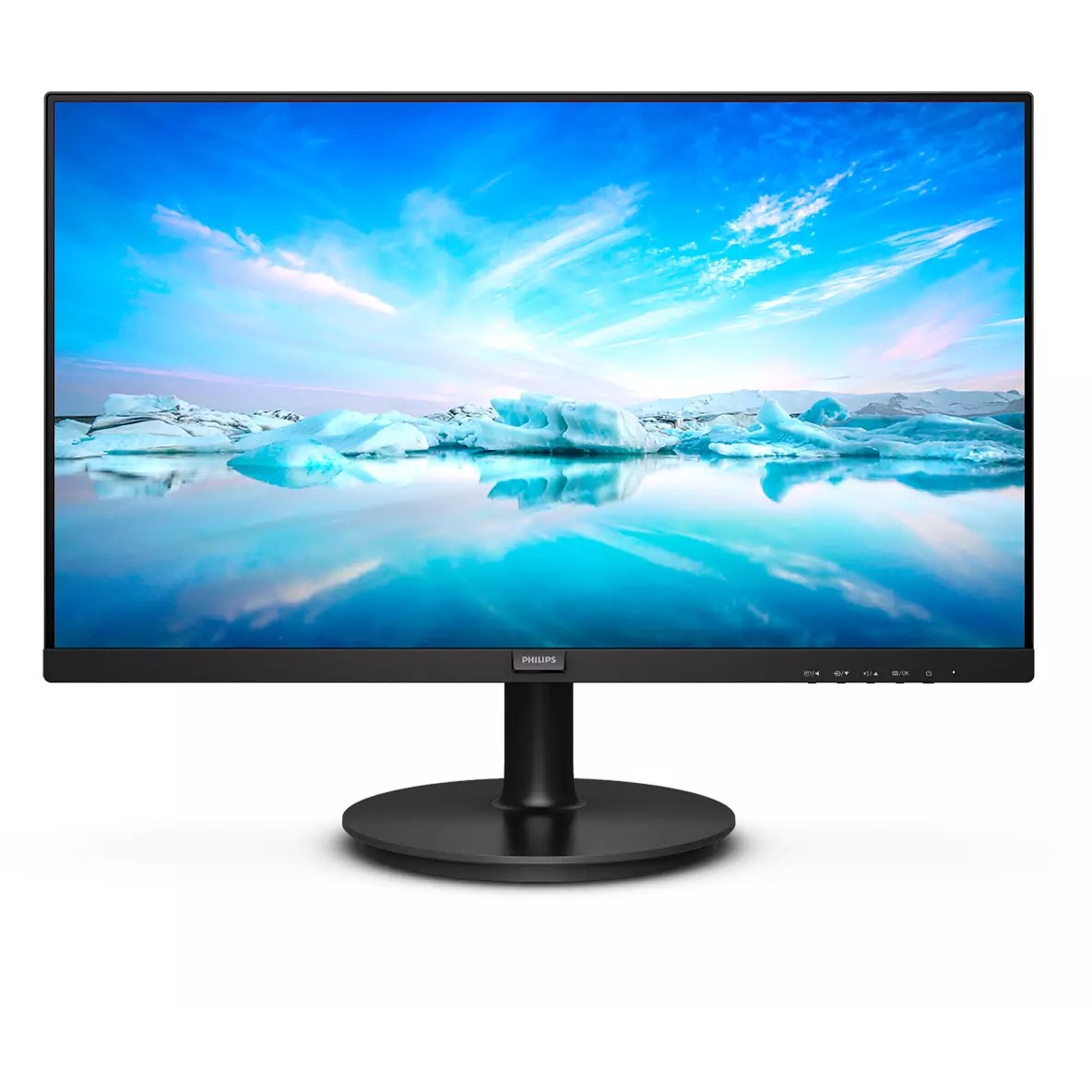 Monitor Philips 222V8LA / 21.5″ / FHD VA LCD / 16:9 / 75Hz / 4ms / HDMI + DP - Zezë - Figura 2
