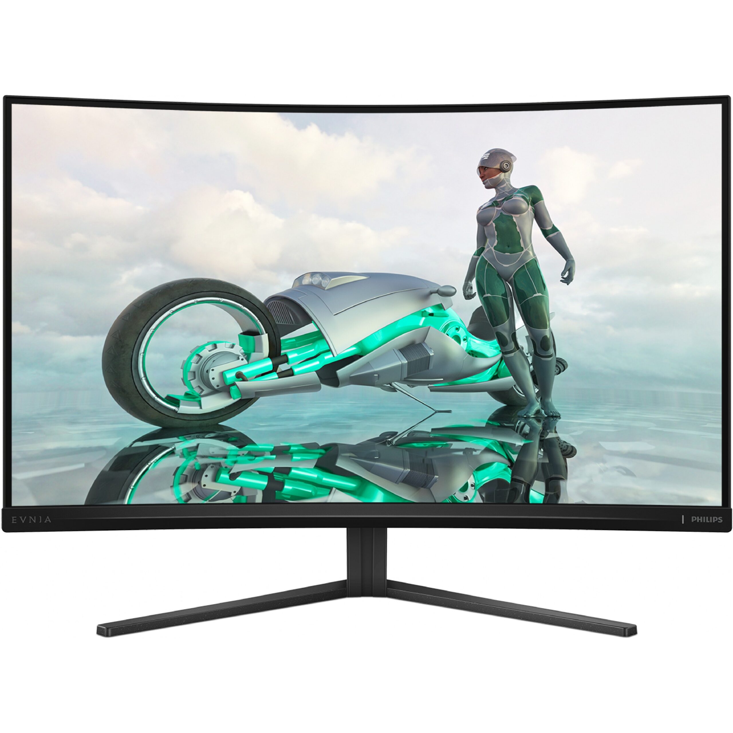 Monitor Philips 32M2C3500L / 31.5″ / QHD / VA LCD Curved / 16:9 / 180Hz / 1ms / 2× HDMI + DP / Gri - Figura 5