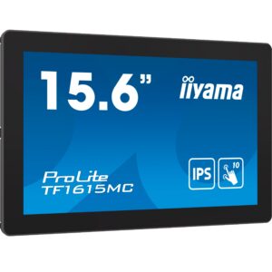 Monitor iiyama ProLite TF1615MC-B1 / 15.6″ / FHD IPS Touchscreen / 25ms / VGA + HDMI + DP + USB - Zezë