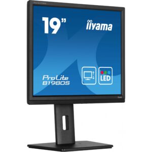 Monitor iiyama ProLite B1980S-B1 / 19″ / VGA TN LED / 75Hz / 3ms / HDMI + DP - Zezë