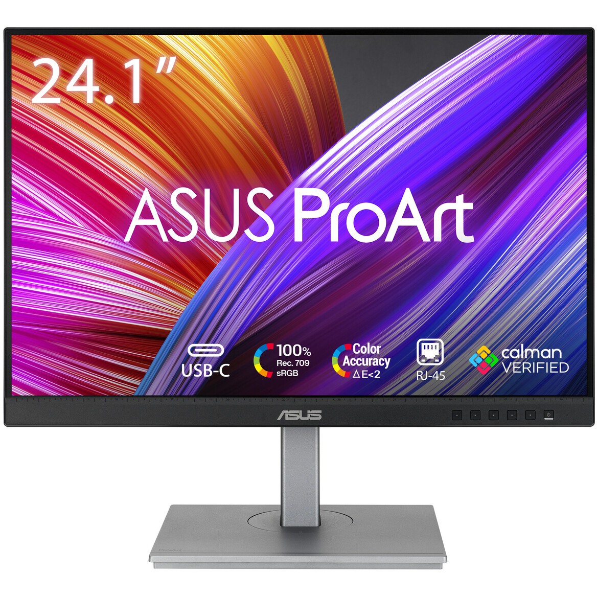 Monitor ASUS ProArt PA248CNV / 24.1″ / WUXGA IPS LED / 75Hz / 5ms / HDMI + DP + USB-C + USB - Zezë