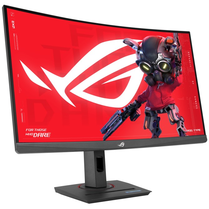 Monitor Gaming i lakuar ASUS ROG Strix XG27WCS / 27" 2K Wide Quad HD 180 Hz 1 ms VA Curved / HDMI DP / e zezë - Figura 3