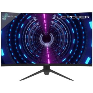 Monitor LC-Power LC-M32-QHD-165-V2 / 31.5″/ QHD VA LCD Curved / 165Hz / 4ms / HDMI + DP + Audio - Zezë