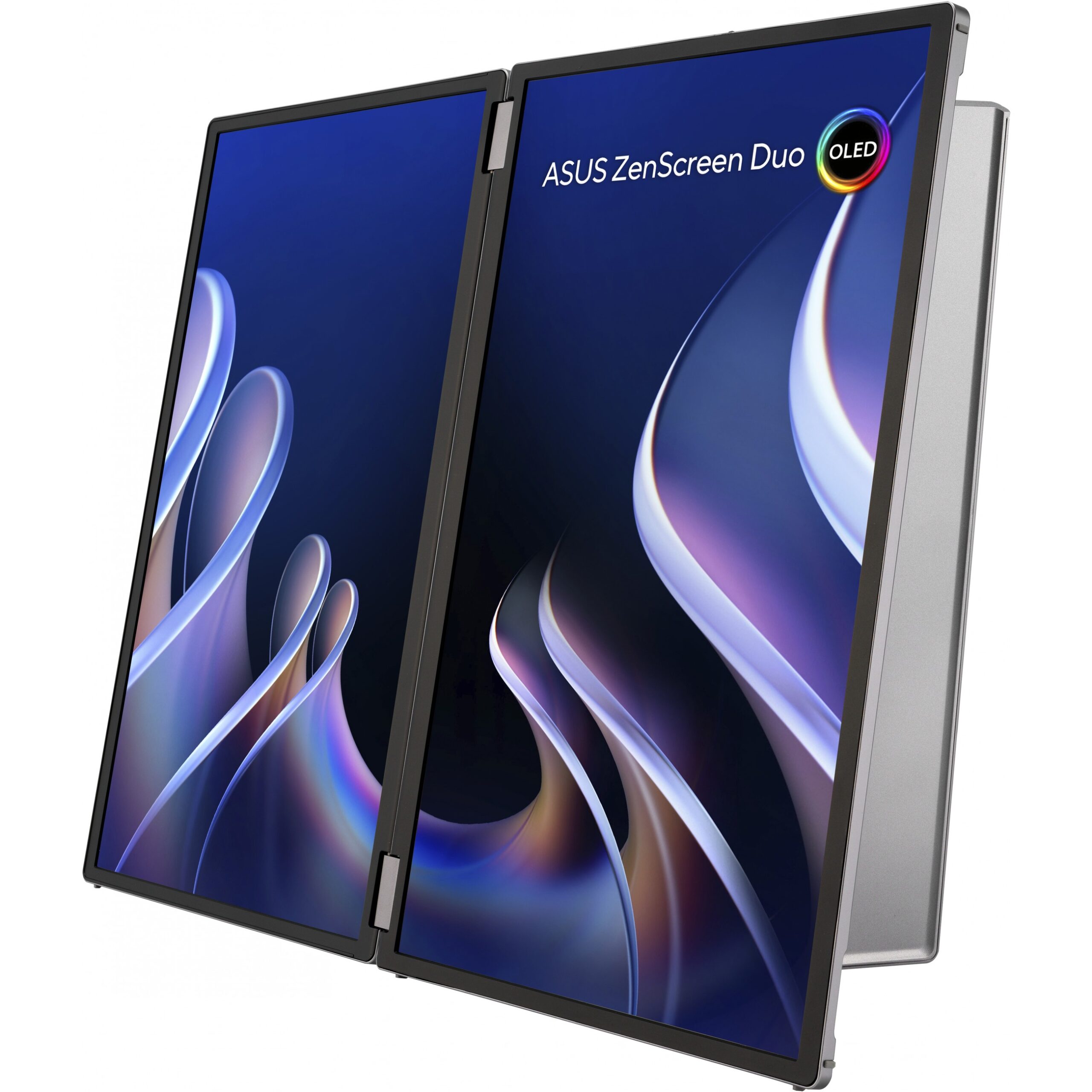 Monitor ASUS ZenScreen Duo OLED MQ149CD / 14″ x2 / WUXGA OLED / 60Hz / 1ms / 2× USB-C + Mini-HDMI - Argjendi - Figura 5