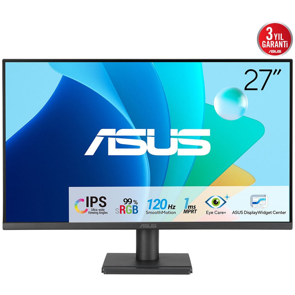 Monitor ASUS VA279HG / 27″ / FHD IPS LCD / 120 Hz / 1ms / HDMI + VGA - Zezë