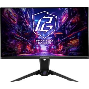 Monitor ASRock PGO27QFV / 27″ / QHD / IPS / 16:9 / 360 Hz / 1ms / HDMI + DP + USB-C / E zezë