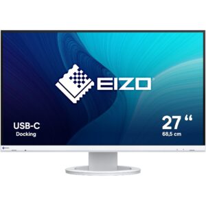 Monitor EIZO EV2720-WT / 27″ / QHD IPS LCD / 60Hz / 5ms / HDMI + DP + USB‑C + USB Hub - Bardhë