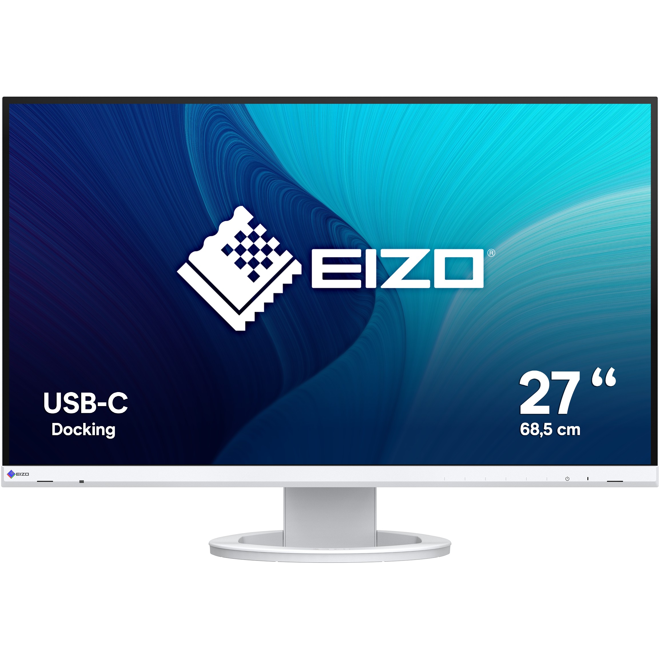 Monitor EIZO EV2720-WT / 27″ / QHD IPS LCD / 60Hz / 5ms / HDMI + DP + USB‑C + USB Hub - Bardhë