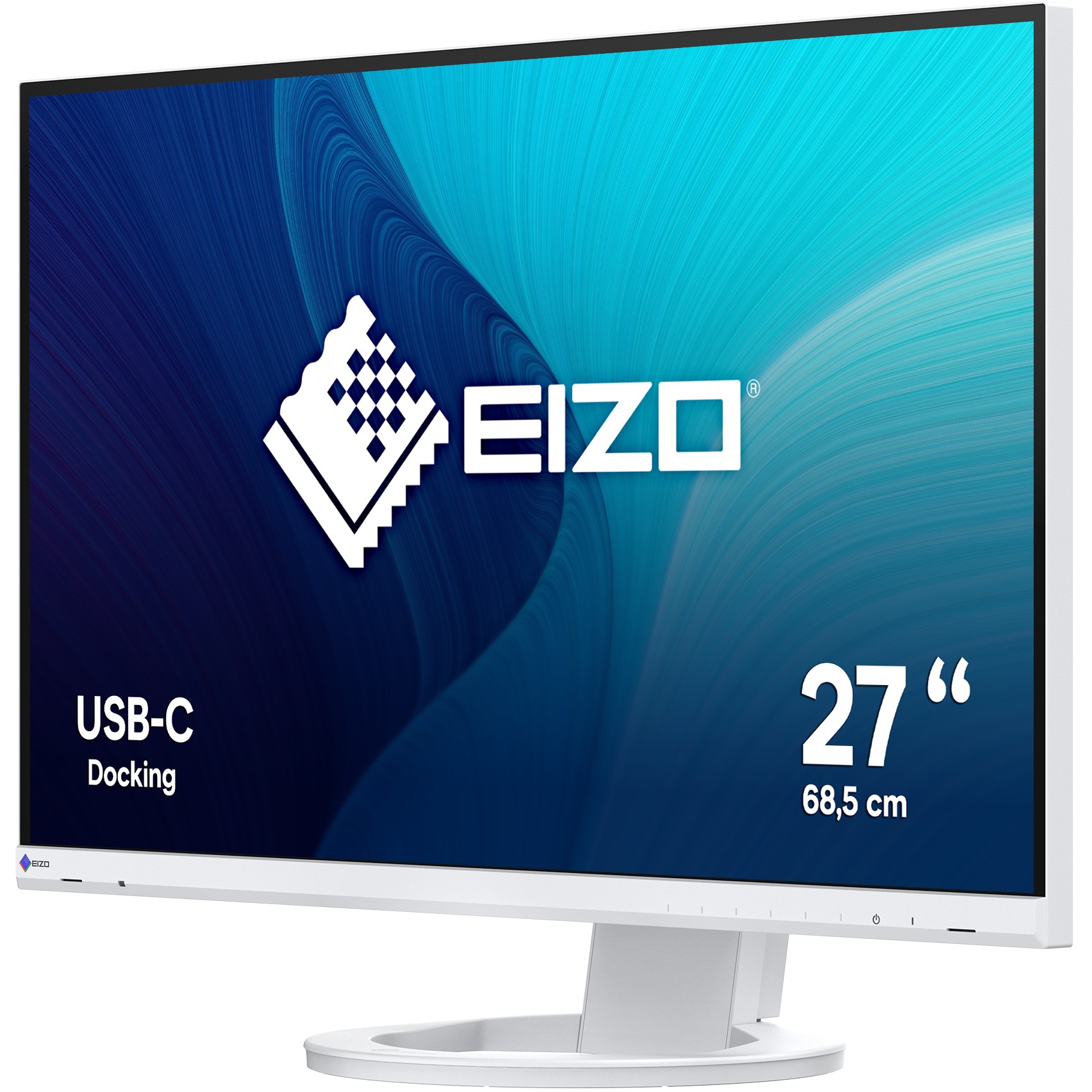 Monitor EIZO EV2720-WT / 27″ / QHD IPS LCD / 60Hz / 5ms / HDMI + DP + USB‑C + USB Hub - Bardhë - Figura 2