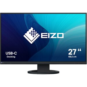 Monitor EIZO EV2720-BK / 27″ / QHD IPS LCD / 60Hz / 5ms / HDMI + DP + USB-A + USB-C - Zezë
