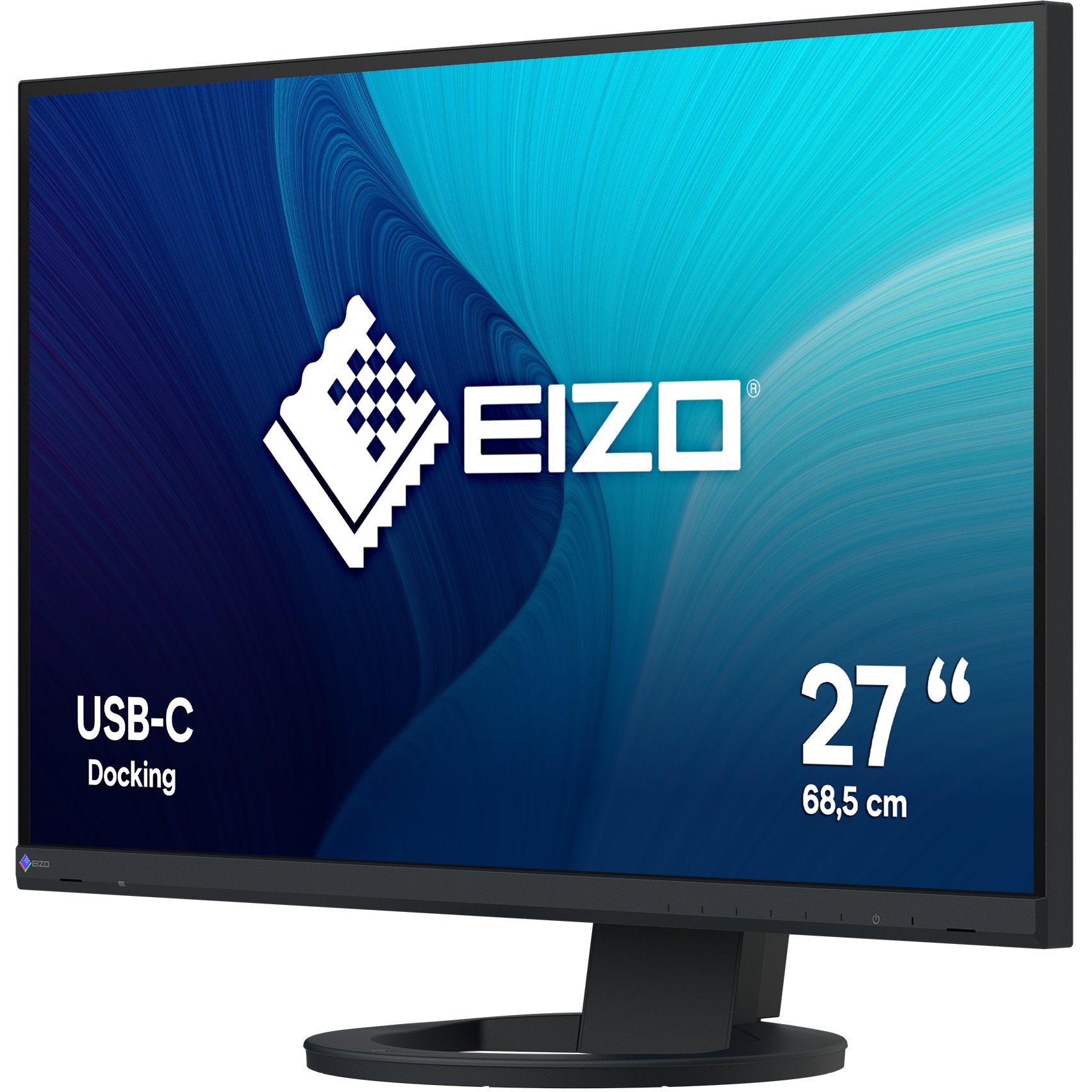 Monitor EIZO EV2720-BK / 27″ / QHD IPS LCD / 60Hz / 5ms / HDMI + DP + USB-A + USB-C - Zezë - Figura 2