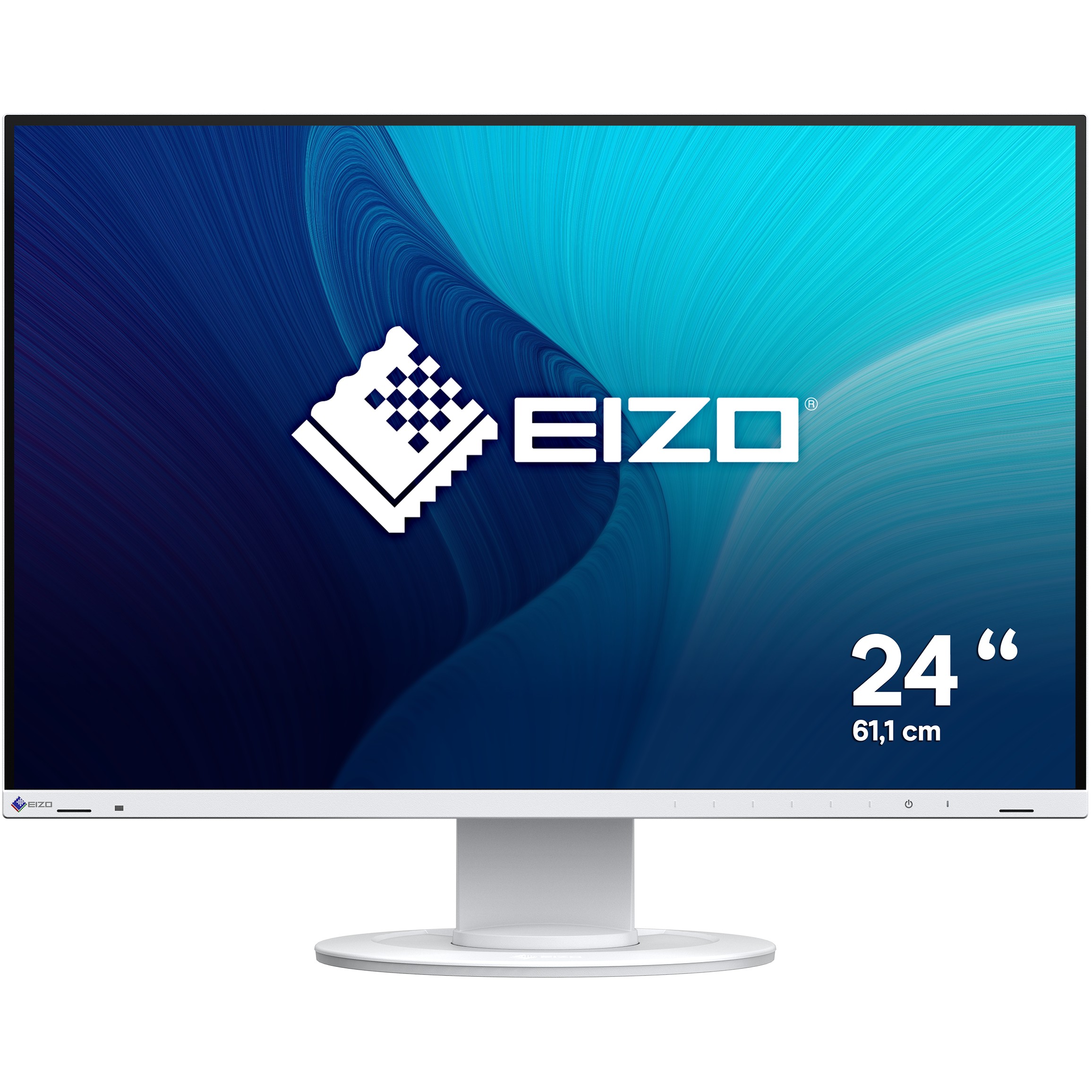 Monitor EIZO EV2410R-WT / 24.1″ / WUXGA IPS LCD / 60Hz / 5ms / DVI + HDMI + VGA + USB + DP - Bardhë