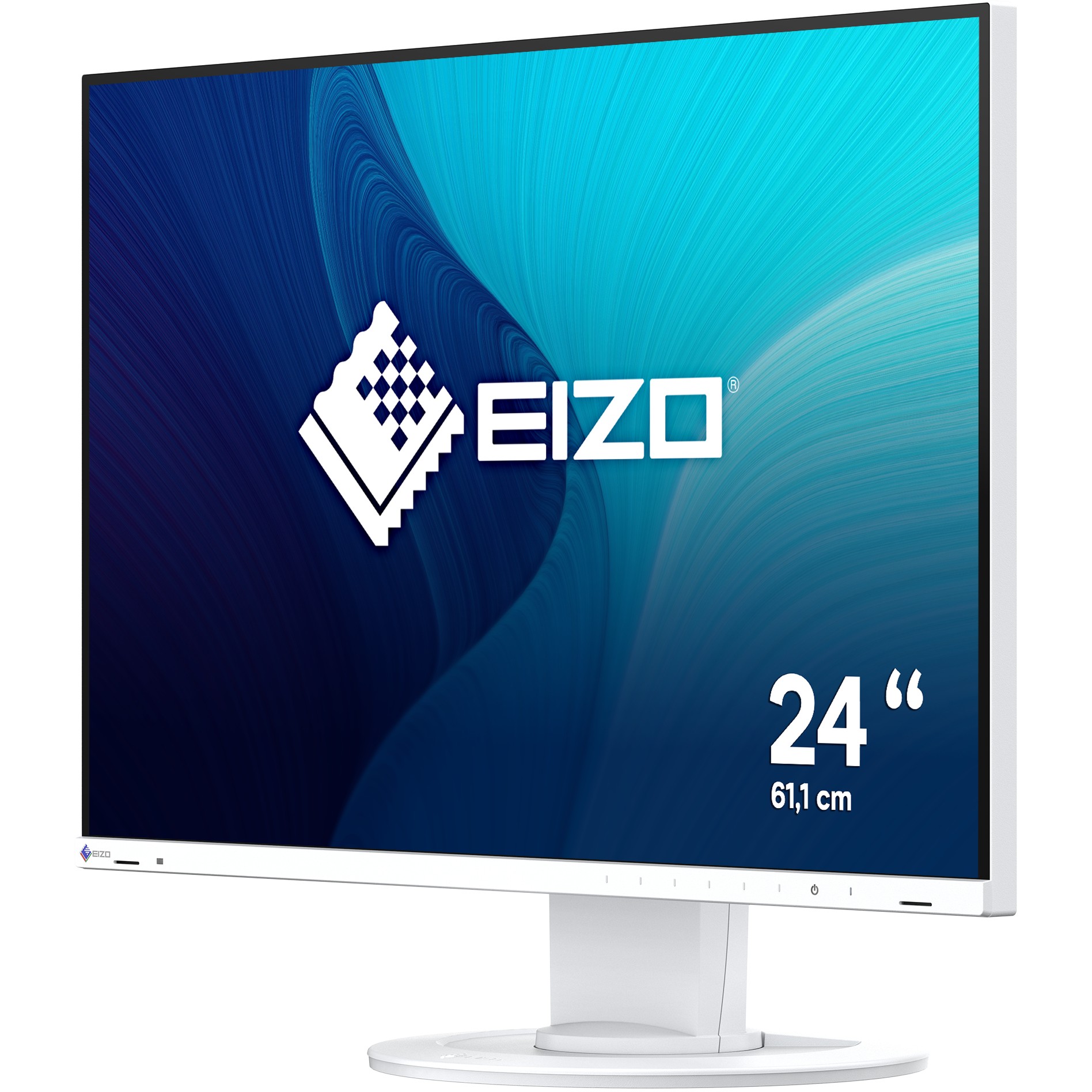 Monitor EIZO EV2410R-WT / 24.1″ / WUXGA IPS LCD / 60Hz / 5ms / DVI + HDMI + VGA + USB + DP - Bardhë - Figura 2
