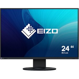 Monitor EIZO EV2410R-BK / 24.1″ / WUXGA IPS LCD / 60Hz / 5ms / DVI + HDMI + DP + USB - Zezë