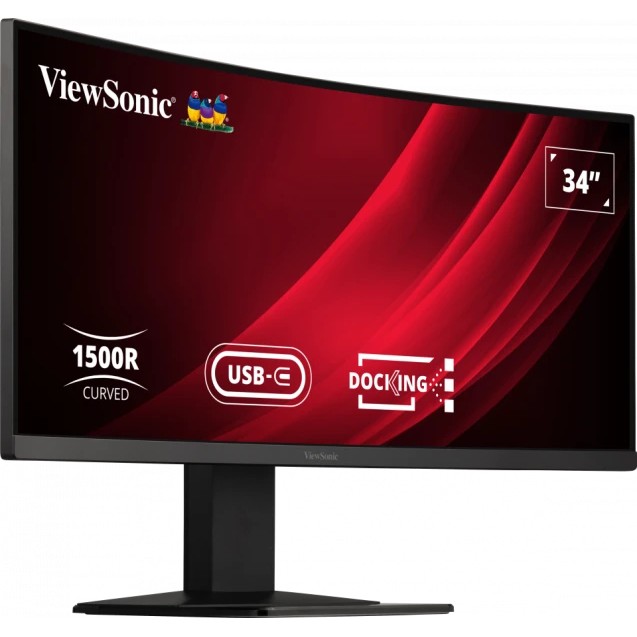 Monitor i lakuar VIEWSONIC VG3419C / 34" Ultra-Wide Quad HD VA / HDMI DP USB / e zezë - Figura 2