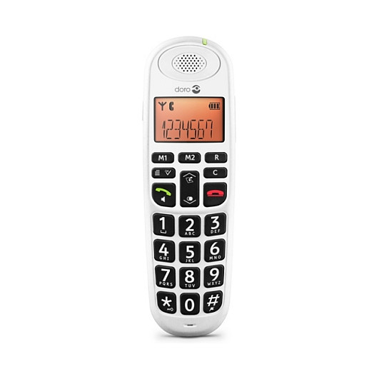 Telefon i thjeshtë Doro PhoneEasy 100w – Bardhë - Figura 2