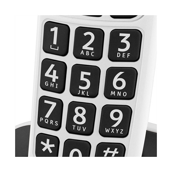 Telefon i thjeshtë Doro PhoneEasy 100w – Bardhë - Figura 3