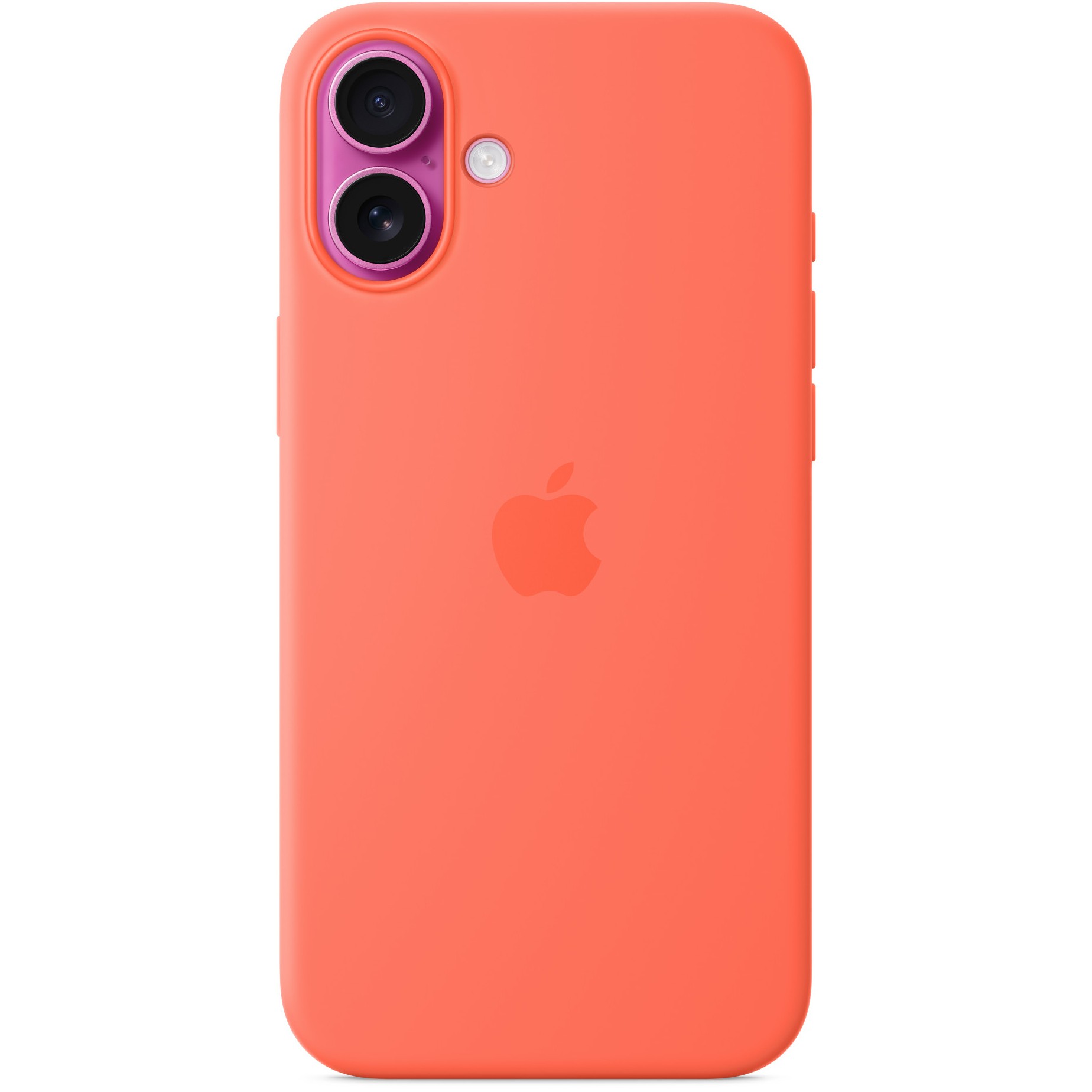 APPLE iPhone 16 Plus Silicone Case with MagSafe - Tangerine - Figura 4