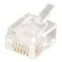 Aksesorë për Rrjet / RJ12 Modular Plug Western 6P6C / 100 pcs Bulk