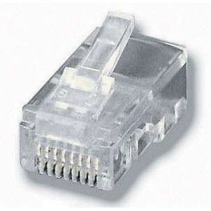 Aksesorë për Rrjet / RJ45 Modular Plug Western 8P8C / 100 pcs Bulk