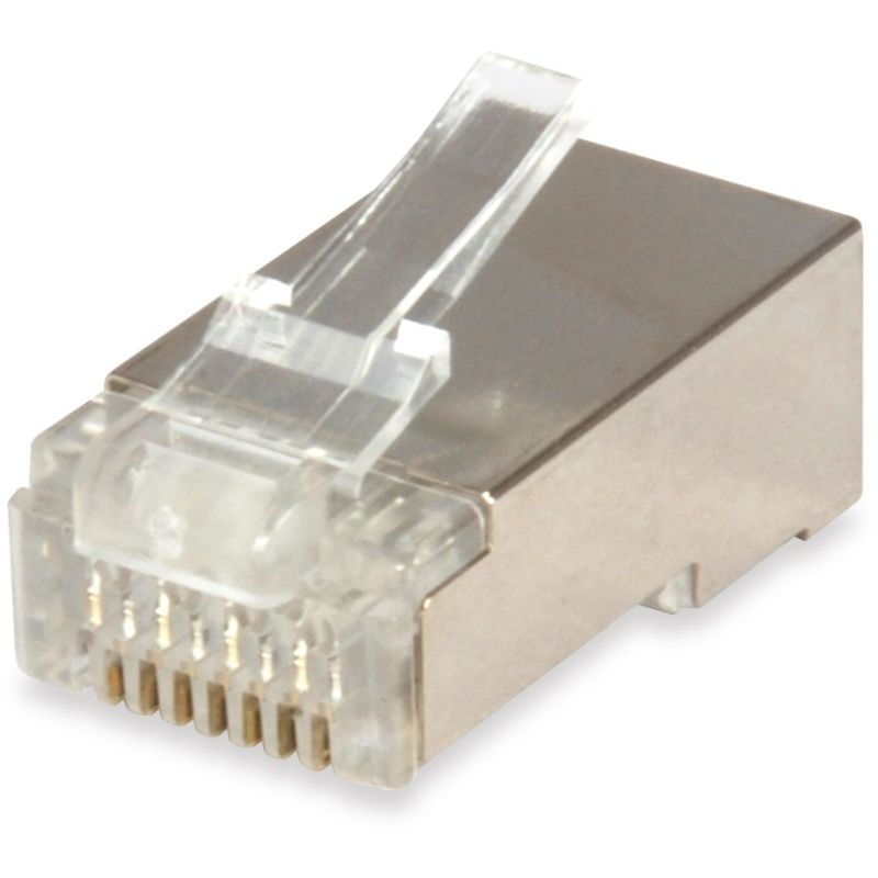 Aksesorë për Rrjet / Cat6 RJ45 Plug / With Strain Relief / Easy Installation / 100 pcs Bulk - Figura 2