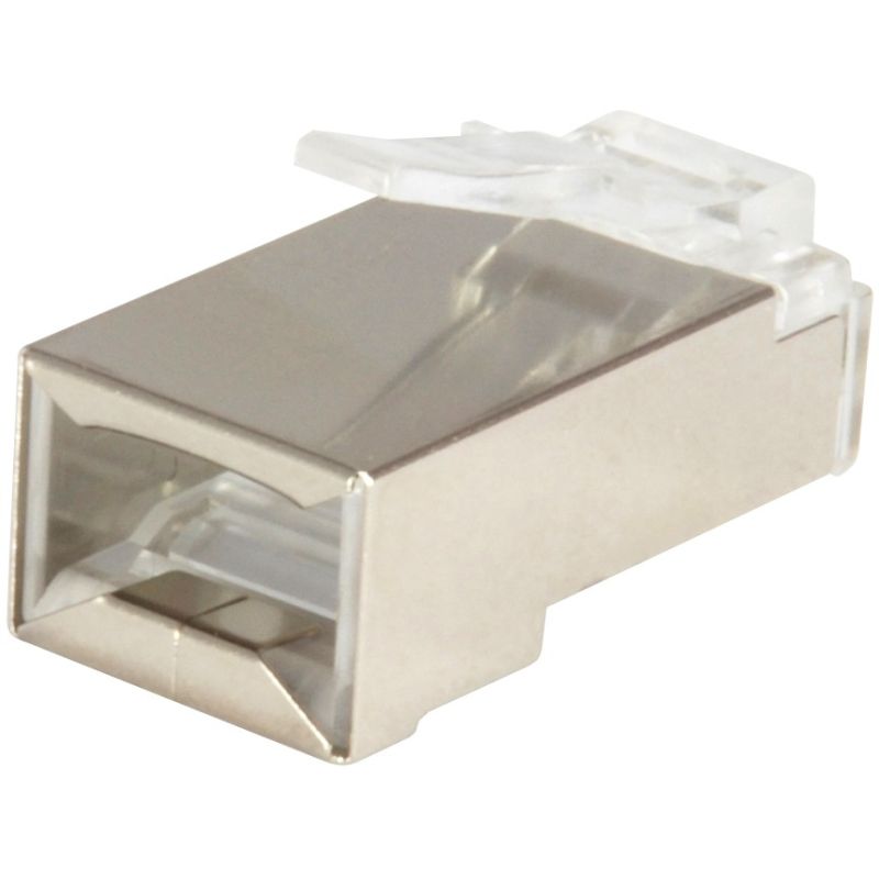 Aksesorë për Rrjet / Cat6 RJ45 Plug / With Strain Relief / Easy Installation / 100 pcs Bulk - Figura 3