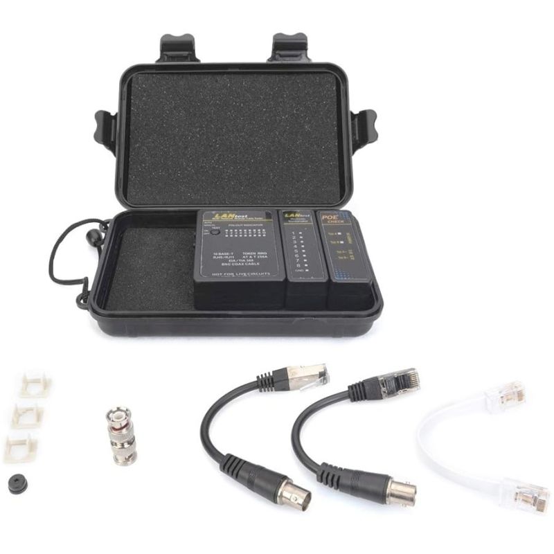 SFP Equip Cable Tester / Network / RJ45 / RJ11 / RJ12 / BNC - Zezë - Figura 4