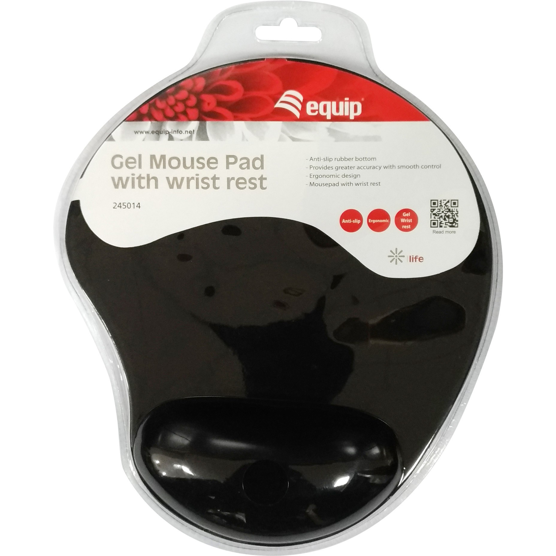 Mauspad Equip Gel with Wrist Rest / Non-Slip Base 200 x 230 x 2 mm– Zezë - Figura 5