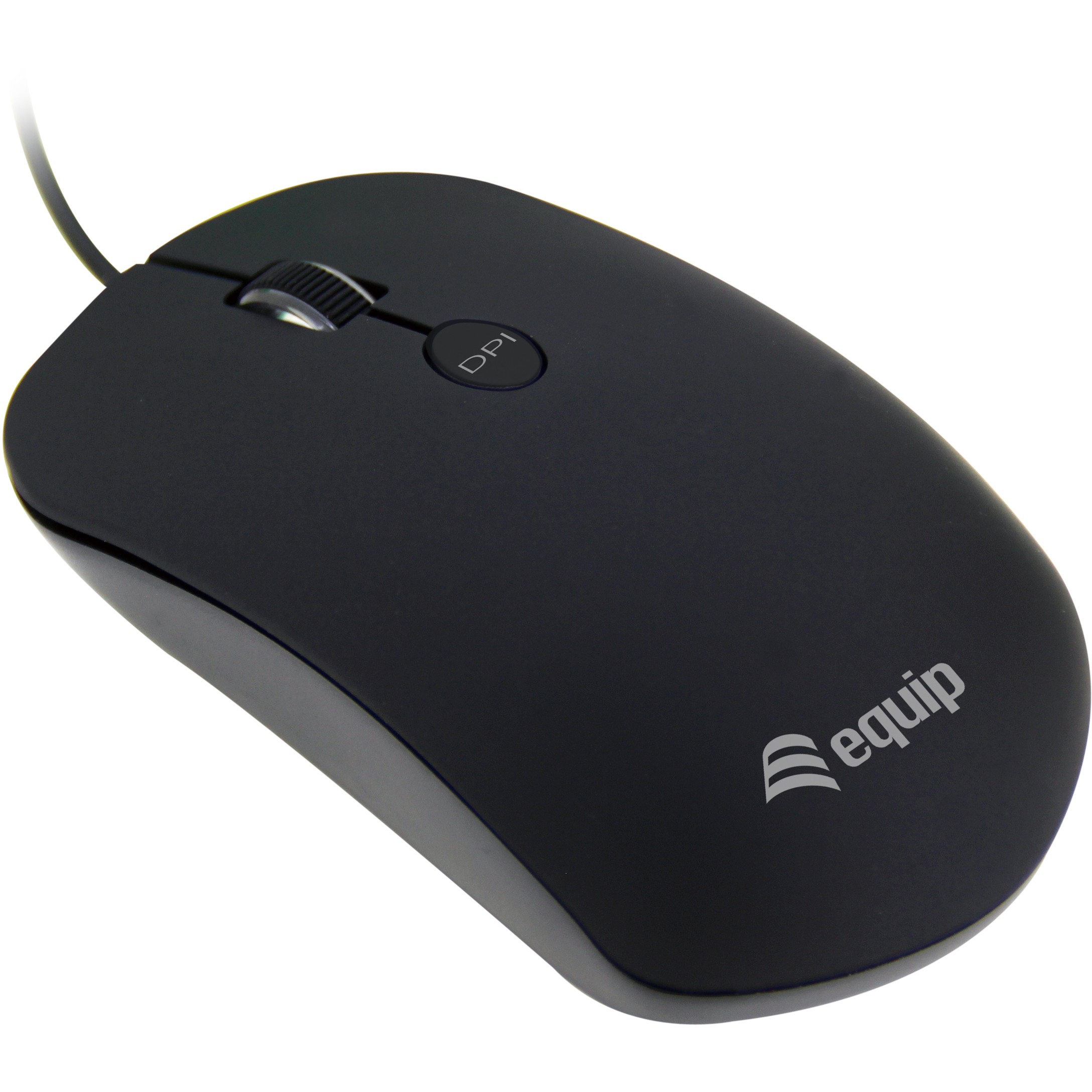 Maus me Kabllo Equip Compact Optical / USB - Zezë - Figura 2