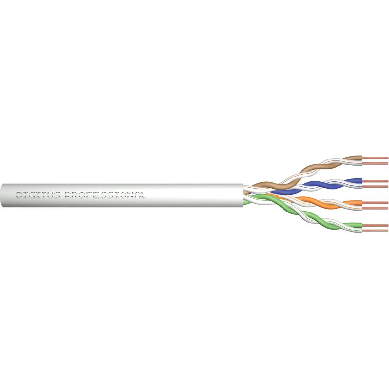 Kabllo për Rrjet DIGITUS Installation Cable / Cat5e / U/UTP / Twisted Pair / 305m - Gri