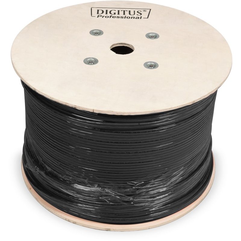 Kabllo për rrjet DIGITUS Cat7 / S/FTP / Twisted Pair / 1000m / Underground Cable - Zezë - Figura 2