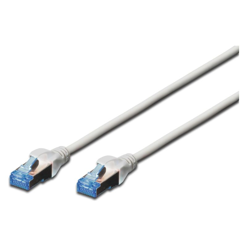 Kabllo për Rrjet DIGITUS Patch Cable Cat5e SF/UTP RJ45 / 5.00m / Polybag - Gri