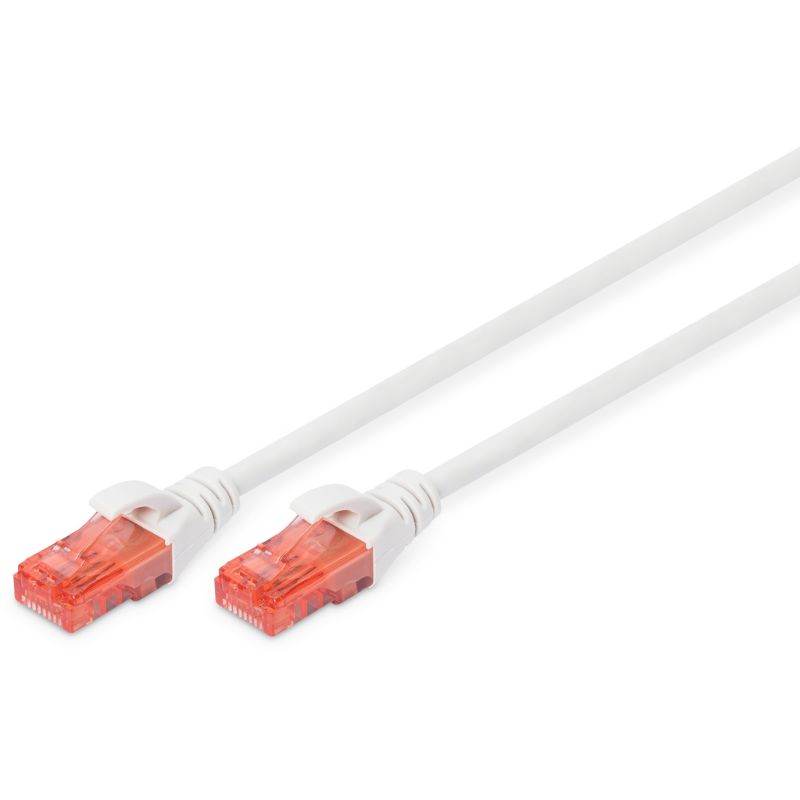 Kabllo për rrjet DIGITUS Cat6 U/UTP Patch Cable - LSZH / 5m - Bardhë
