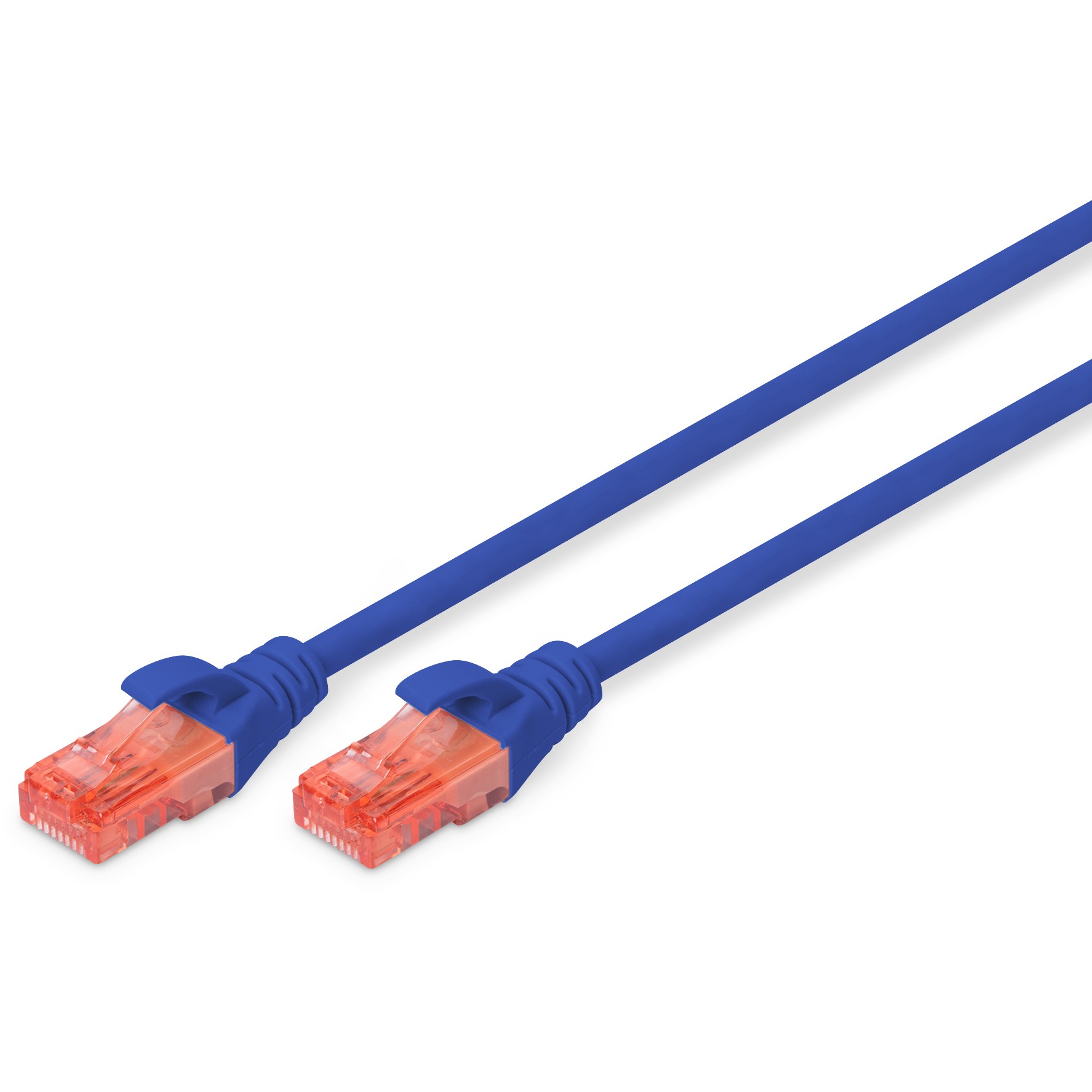 Kabllo për Rrjet DIGITUS Patch Cable Cat6 U/UTP / 2xRJ45 / 2.0m / LSZH - Blu