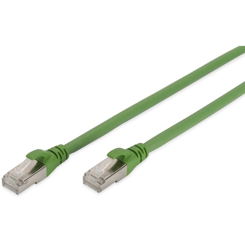 Kabllo rrjeti DIGITUS / Patch Cable / CAT 6A / S-FTP / TPU / 2 m - Gjelbër