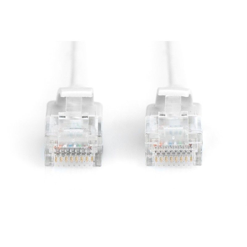 Kabllo rrjeti DIGITUS Cat6 U/UTP Slim Patch Cable / 2m - Gri - Figura 2