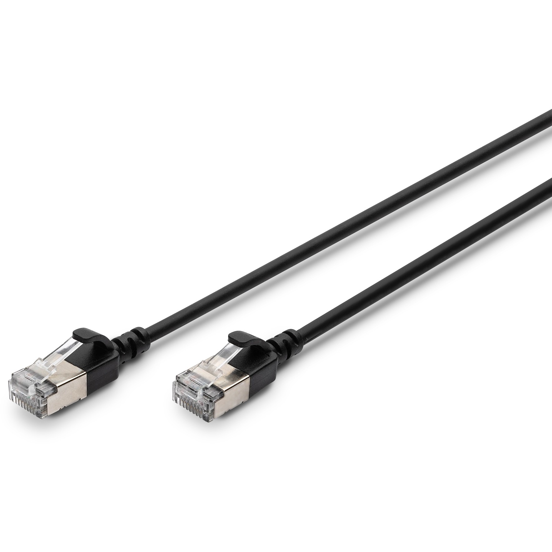 Kabllo për Rrjet DIGITUS Patch Cable / Cat6A / F/FTP / Slim / 5.00m - Zezë
