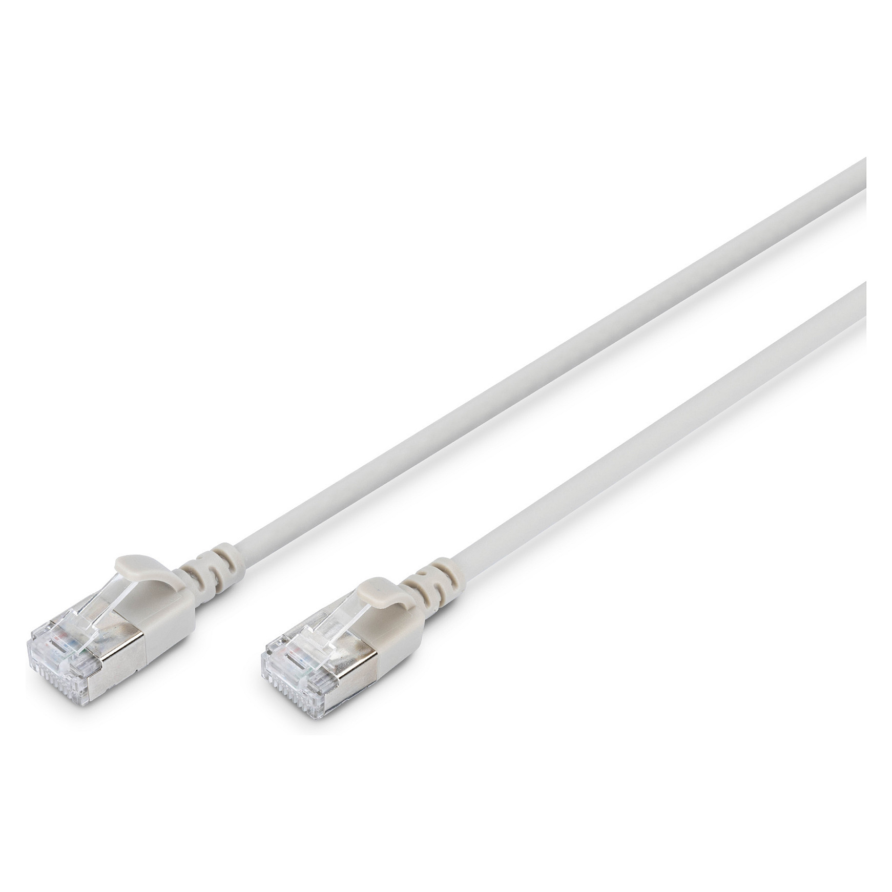 Kabllo për rrjet DIGITUS Patch Cable CAT6A F/FTP Slim 2.00 m / Gri
