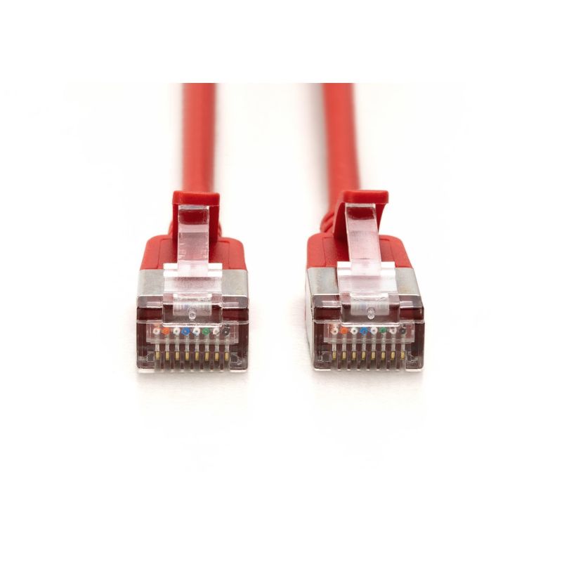 Kabllo për Rrjet DIGITUS Patchcable CAT6A F/FTP Slim 1.00m – Kuqe - Figura 2