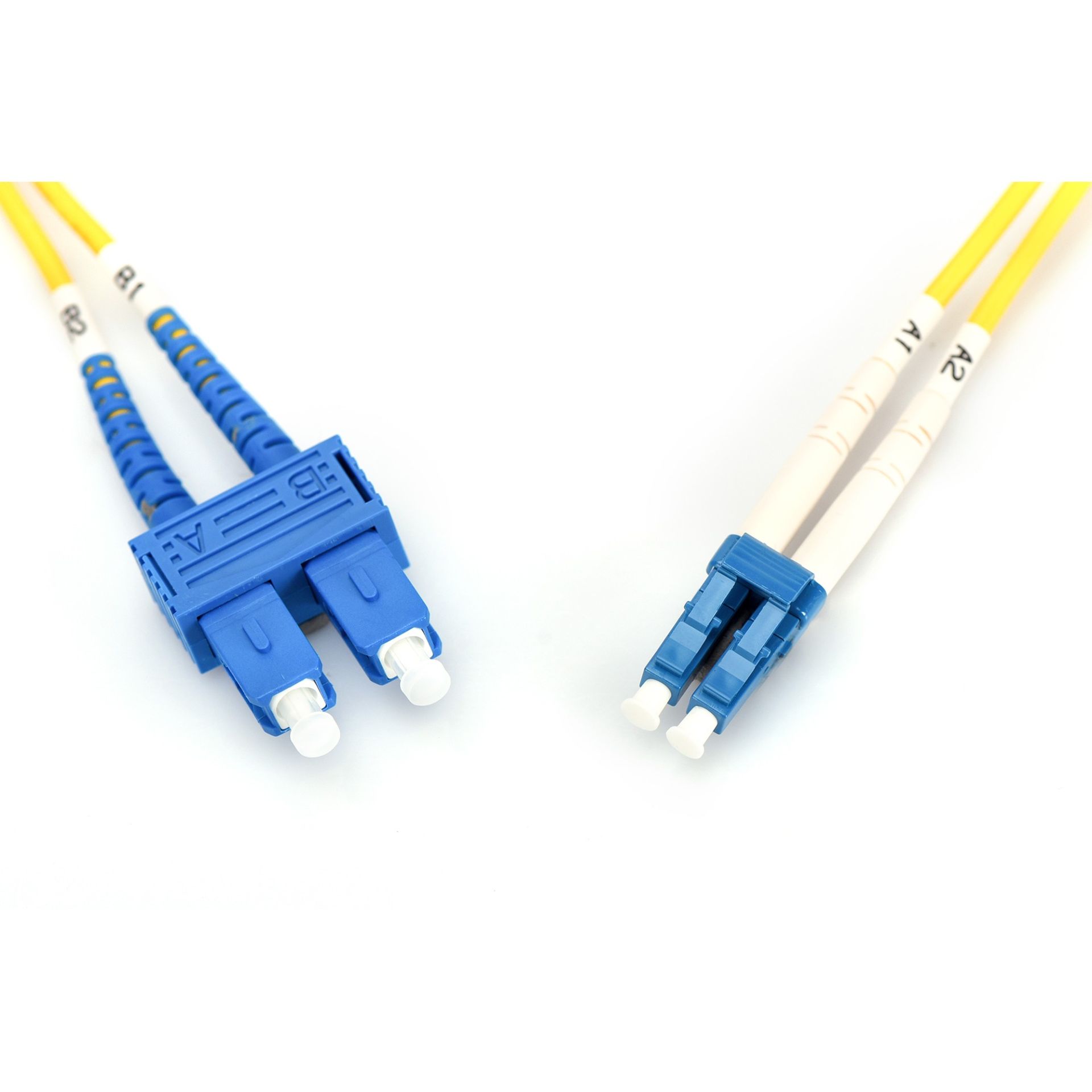 Kabllo për Rrjet DIGITUS Fiber Optic Patch Cable LC–SC / 3.00m / Singlemode Duplex OS2 / Polybag - Figura 4
