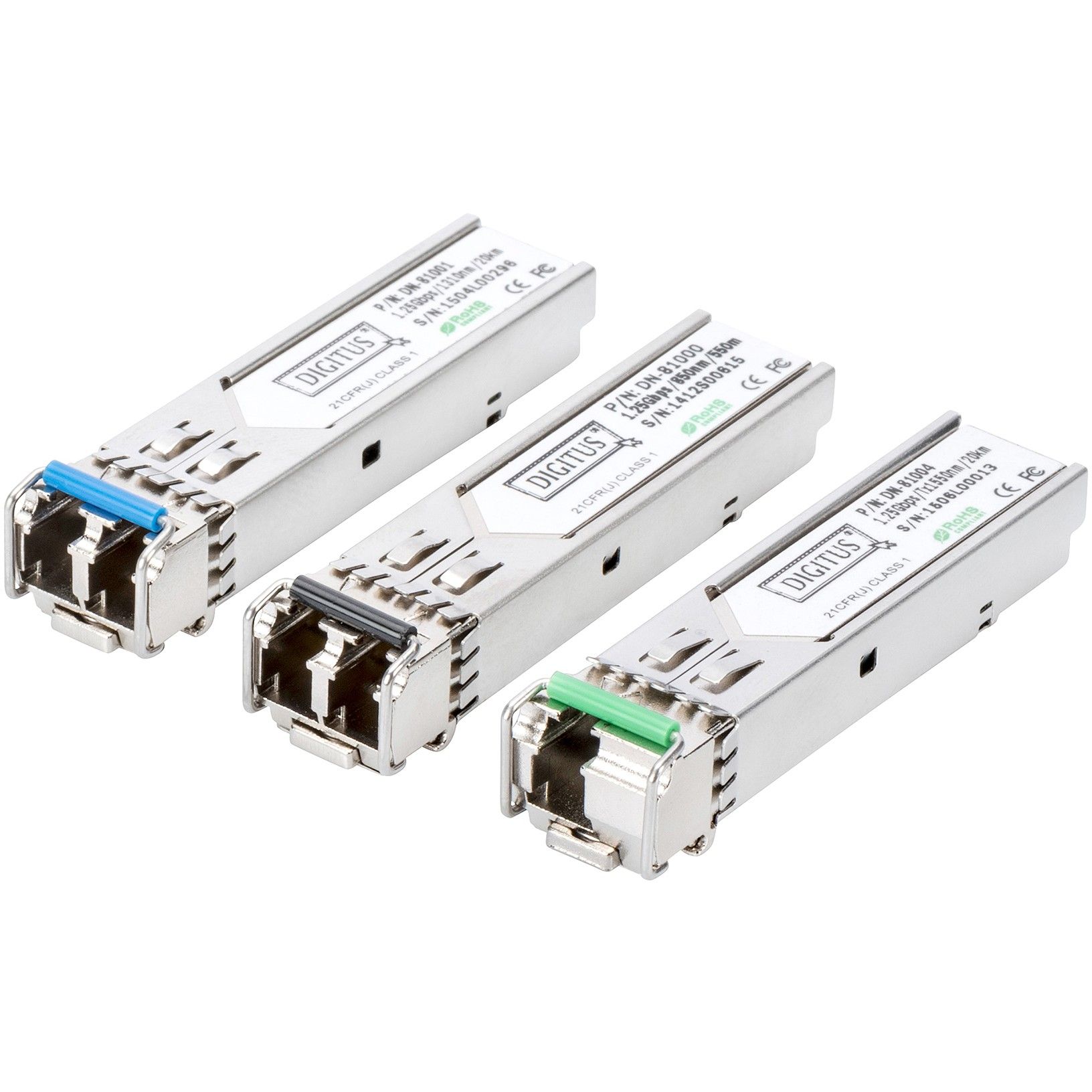 Aksesorë për Rrjet DIGITUS Fiber Optic Adapter LC Duplex / Singlemode / SFP Module / 1.25Gbps / Polybag - Figura 5