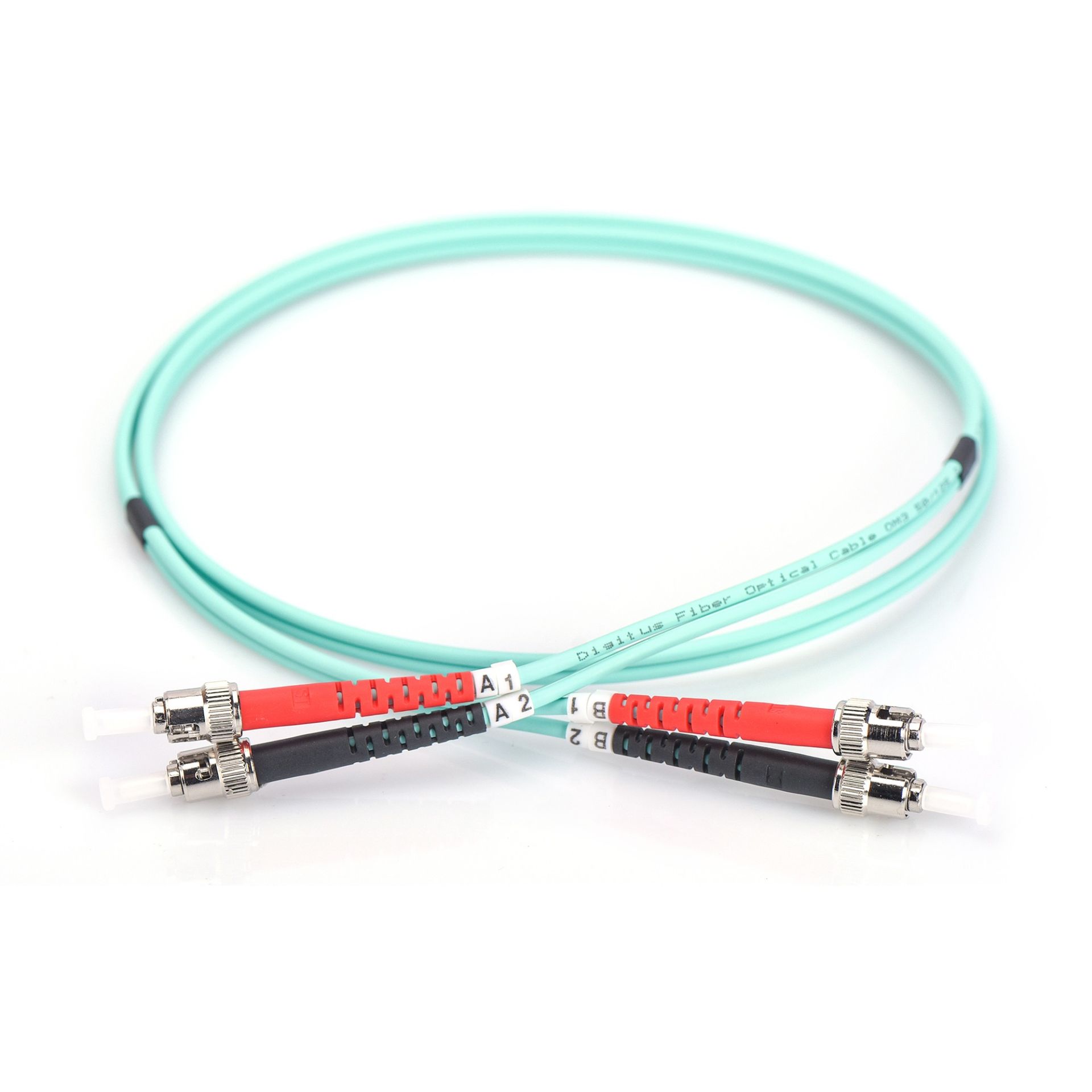 Kabllo për Rrjet DIGITUS Fiber Optic Patch Cable ST–ST / 3.00m / Multimode Duplex OM3 / Polybag - Figura 4