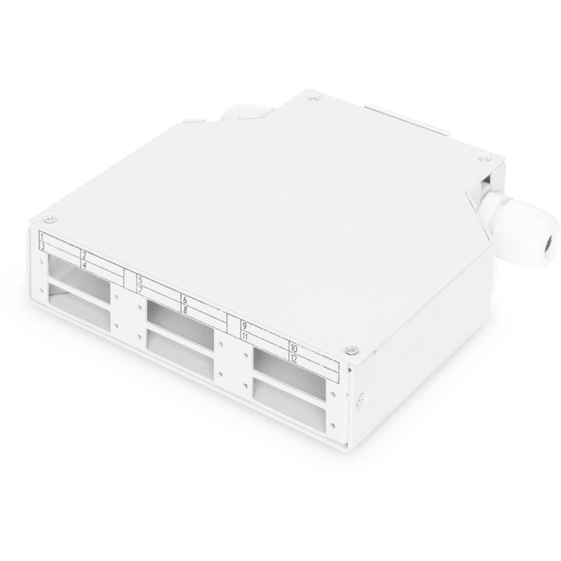 Aksesorë për Rrjet DIGITUS LWL DIN Rail Fiber Optic Distribution