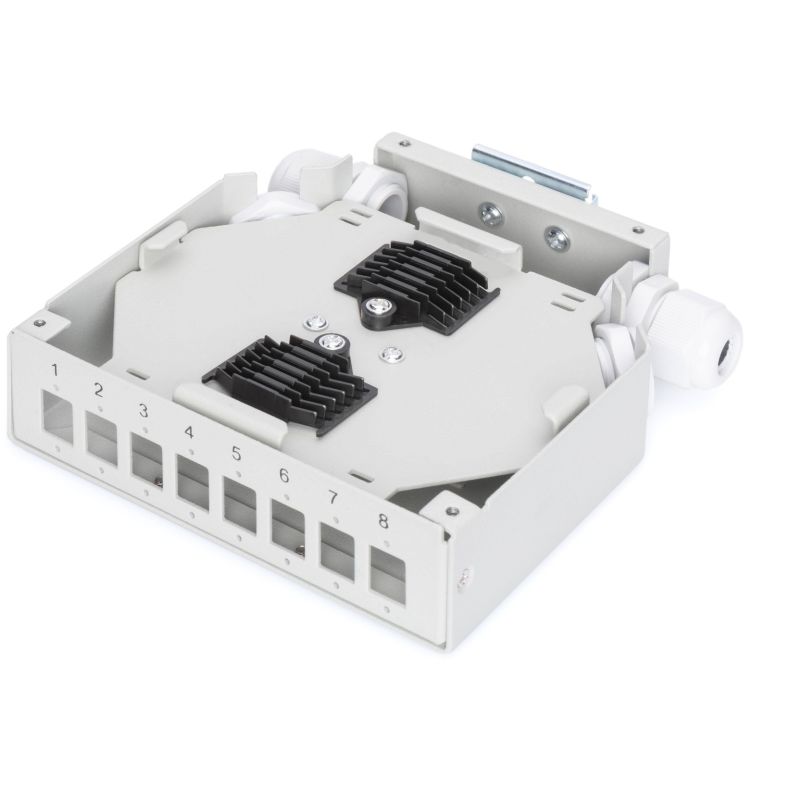 Aksesorë për Rrjet DIGITUS DIN Rail Splice Box for 8 LC/DX Couplings - Figura 3
